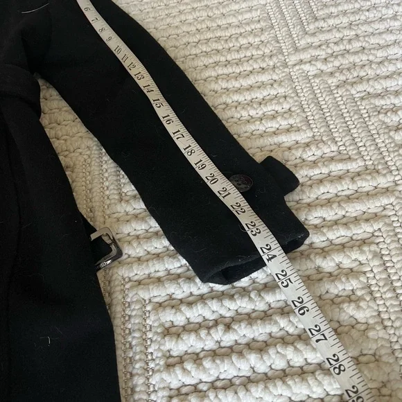 Calvin Klein Black Wool Winter Coat - Picture 12 of 15
